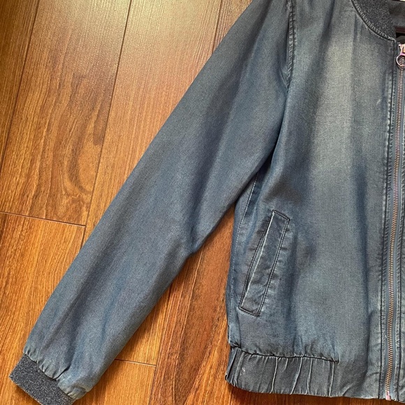 ONLY Denim Bomber Jacket - Picture 3 of 4